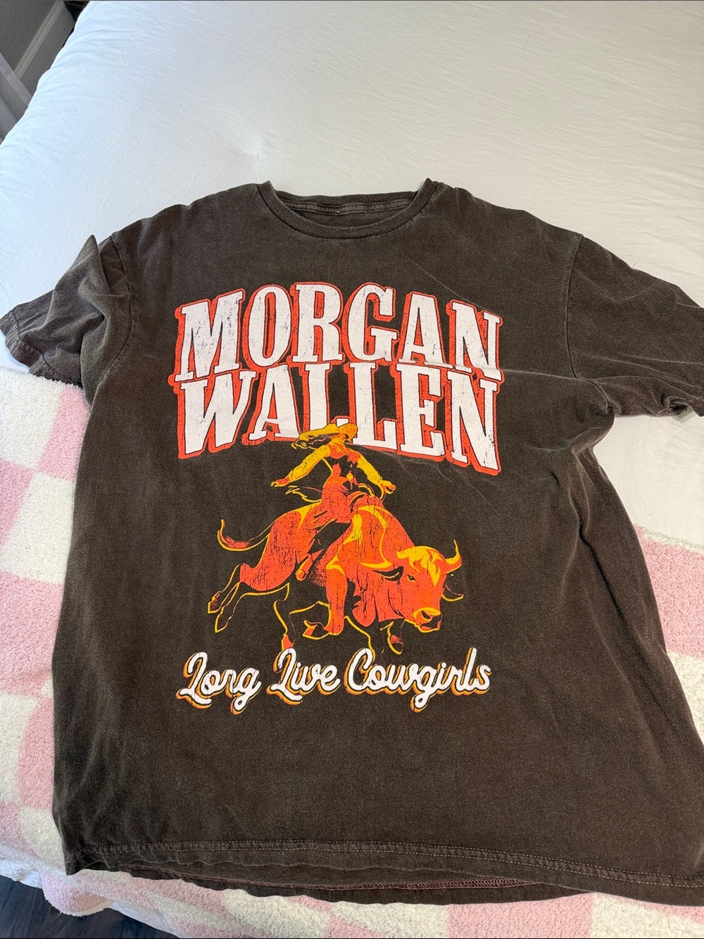 MORGAN WALLEN ‘Long Live Cowgirls' washed Graphic Tee - Women’s Medium